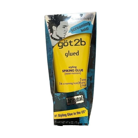 Schwarzkopf Göt 2B Spiked Hair Gel 6oz Styling Spiking Glue - Picture 1 of 4